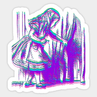 Alice in Wonderland Psychedelic Sticker